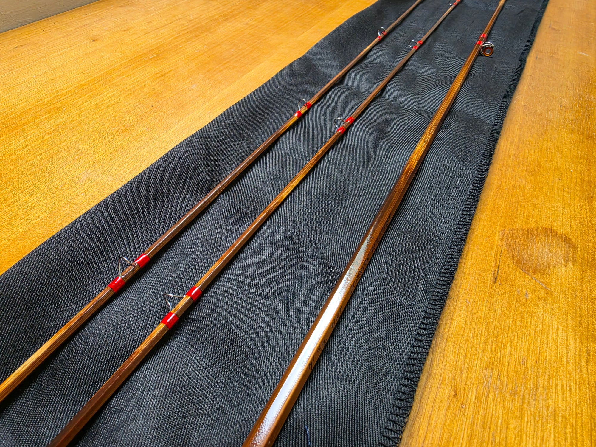 Anglers Roost Dickerson 7012 bamboo fly rod two-piece two-tip configuration