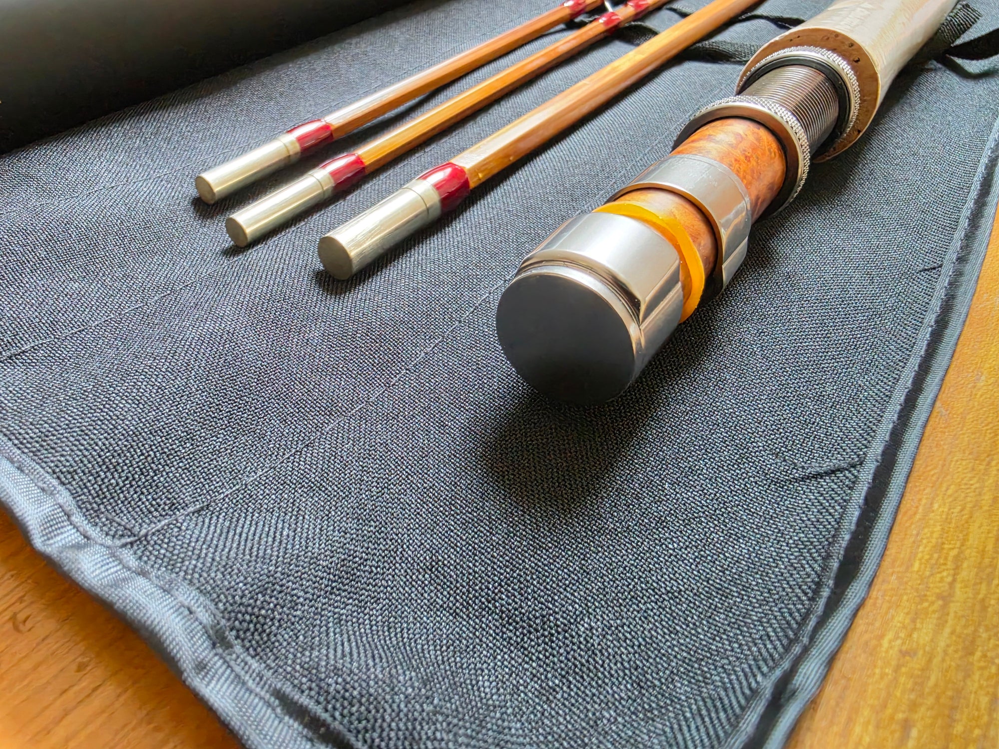 Anglers Roost Enterprises Heddon #17 Black Beauty Taper Bamboo Fly Rod 9' 5/6wt 3/2