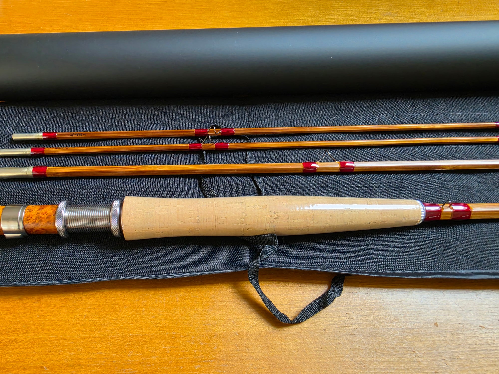 Anglers Roost Enterprises Heddon #17 Black Beauty Taper Bamboo Fly Rod 9' 5/6wt 3/2