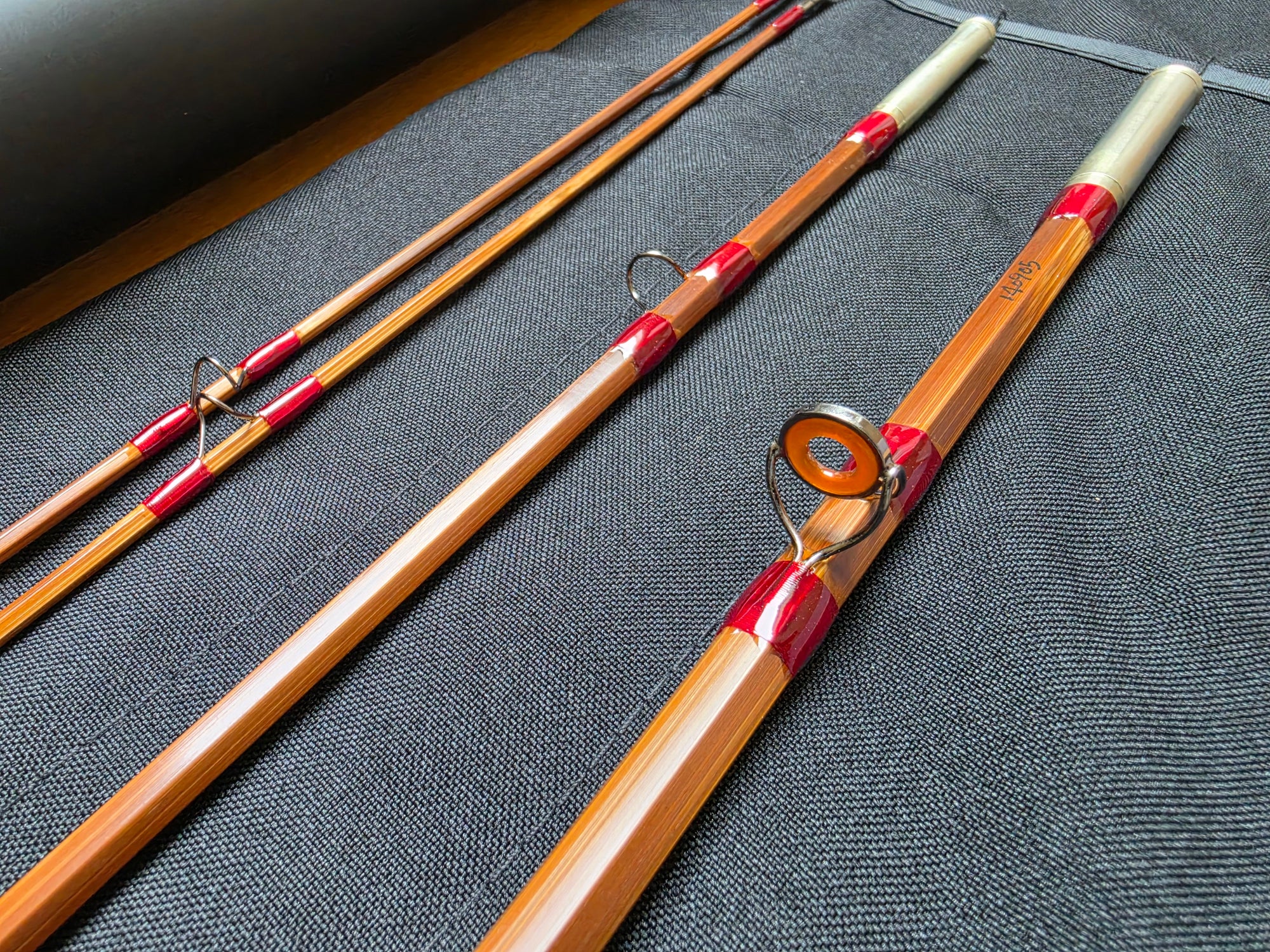 Anglers Roost Enterprises Heddon #17 Black Beauty Taper Bamboo Fly Rod 9' 5/6wt 3/2