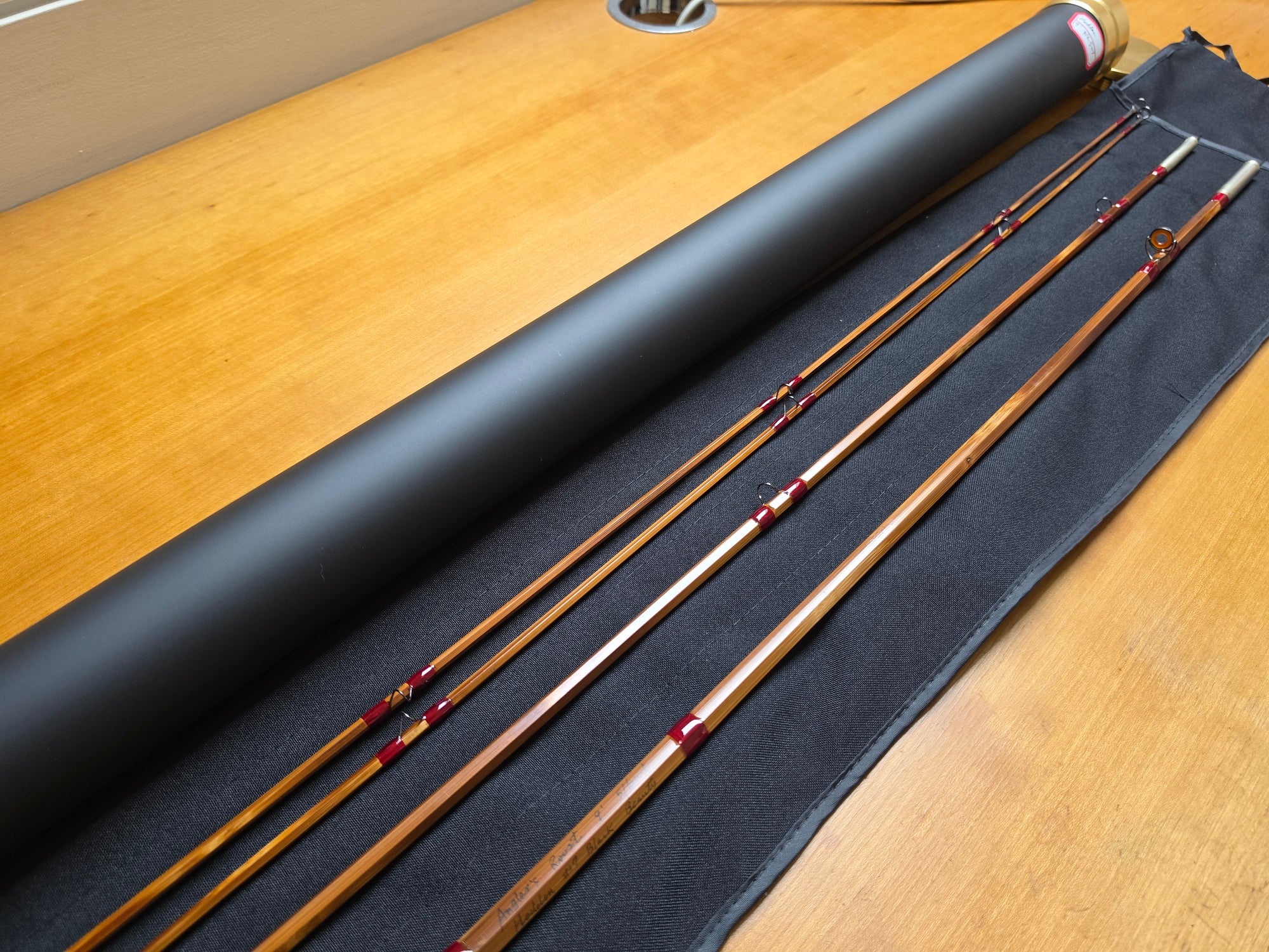 Anglers Roost Enterprises Heddon #17 Black Beauty Taper Bamboo Fly Rod 9' 5/6wt 3/2