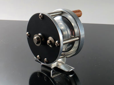Anglers Roost VH1 Vom Hoffe reproduction fly reel back plate reel foot view