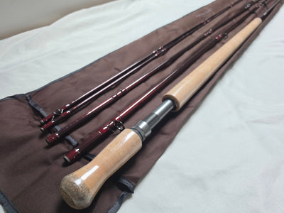IM6 graphite Spey rod, 14'0" 5/6wt, 4-piece, with full cork handle and cork fighting butt
